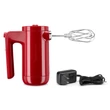 Kép 1/7 - 5KHMB732EER Kitchen Aid vezeték nélküli kézi mixer piros színben