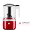 Kép 3/6 - 5KFCB519EER Kitchen Aid vezeték nélküli aprítógép piros színben-ismétlem vezeték nélküli :-)
