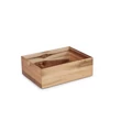 Kép 1/3 - Fa tálaló rekesz, láda 10cm | P595004 | vasert-gastro.hu