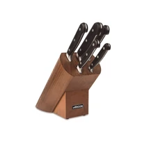 Kovácsolt acél 5 db-os készkészlet késtartó blokkal Ópera Arcos   227000