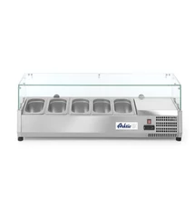 Pultra helyezhető feltéthűtők 5-7-9 db 1/4GN edényhez Pultra helyezhető feltéthűtők 5-7-9 db 1/4GN edényhez