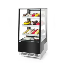 Bemutató vitrin döntött polcokkal 300-500-650l Bemutató vitrin döntött polcokkal 300-500-650l