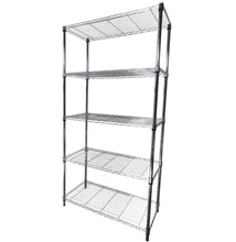 5 szintes krómozott polc  910x455x1830 Hendi HE 812204