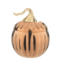 Sütőtök formájú fém koktélos pohár rozé színű. | vasert-gastro.hu