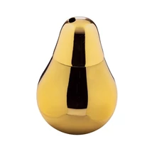 Körte formájú fém koktélos pohár arany színű. | vasert-gastro.hu