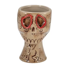 Tiki kerámia koktélos pohár, Skull mintával 400ml | vasert-gastro.hu