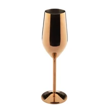 Acél koktélos pohár - pezsgős pohár rozé 240ml | vasert-gastro.hu