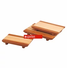 P100.512 Szögletes bambusz sushi tálca