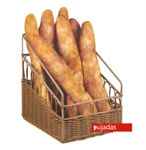 P100.741 Rattan hatású polipropilén bagett kosár