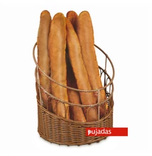 P100.742 Rattan hatású polipropilén bagett kosár