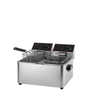 P15.001 Asztali olajsütő két aknás 2x3250 W