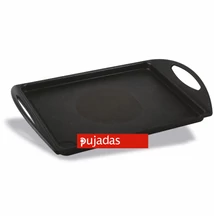 P153.034 Öntött alumínium grill tepsi tapadásmentes bevonattal 34x26 cm 'Black'