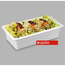 P22.044 GN 1/4 fehér  melamin tálalóedény, 65 mm | vasert-gastro.hu