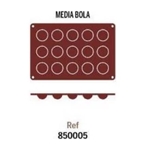 P850.005 15 részes szilikon forma 'Media Bola'
