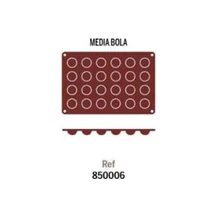 P850.006 24 részes szilikon forma 'Media Bola'