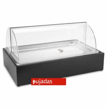 P904.120 CUBIC Asztali vitrin 1 részes fekete