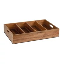 Fa evőeszköztartó tálca. Pujadas | P595009 | vasert-gastro.hu