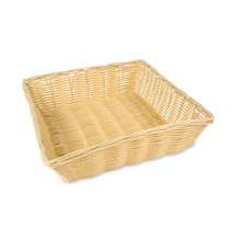 09020 Rattan szögletes  kenyérkosár 23x15x7cm