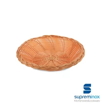 09060 Kenyérkosár kerek LUXE 22x6 cm