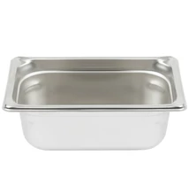 Rozsdamentes 1/4 100mm GN edény Super Pan3