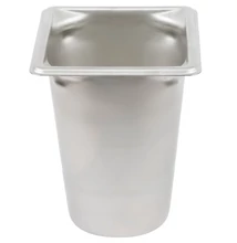 Rozsdamentes 1/6 200 mm GN edény Super Pan3