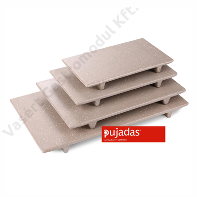 Szögletes kőhatású melamin kínálótál  Pujadas | P22.800