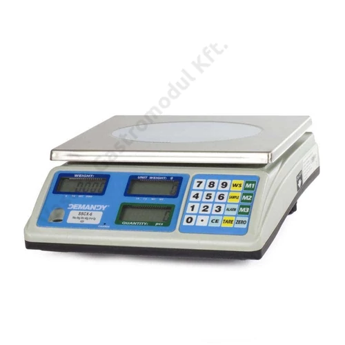 EQC3 hitelesíthető dbszámláló mérleg 6kg-ig Demandy 