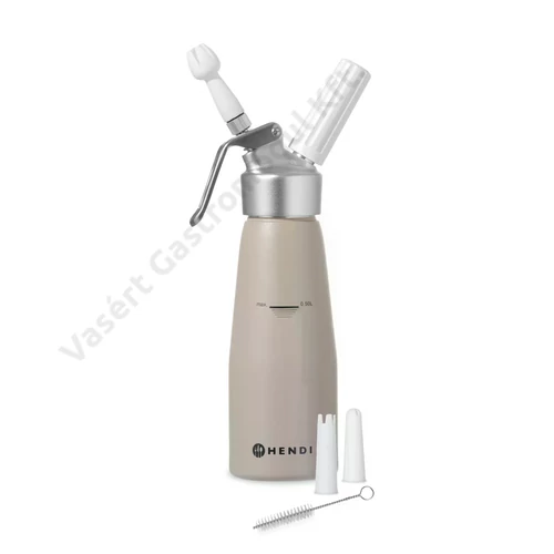Habszifon 0,5l űrtartalommal, tópszín | bézs | külsővel &quot;Kitchen Line | Hendi | HE 9758862