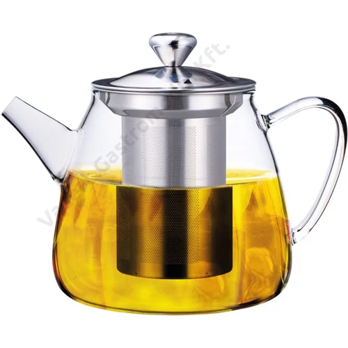 Üveg teáskanna szűrővel 800ml  Ilsa | IL07380800IVV | vasert-gastro.hu
