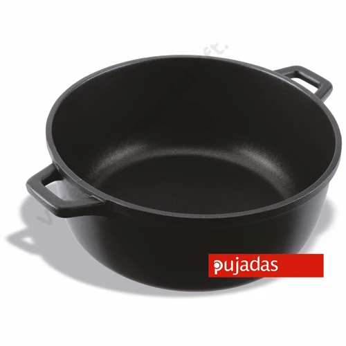 P151.016 Öntött alumínium magas lábas tapadásmentes bevonattal 16 cm 'Black'