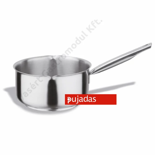 P200.116 Rozsdamentes szószos lábas kiöntővel 16 cm  'INOX-PRO'