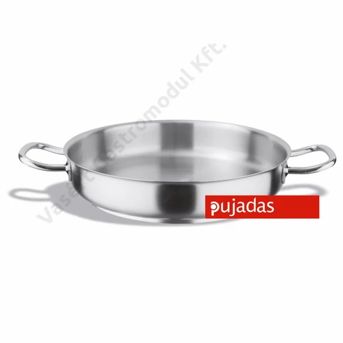 P205.050 Rozsdamentes kétfülű serpenyő 50 cm  'INOX-PRO'