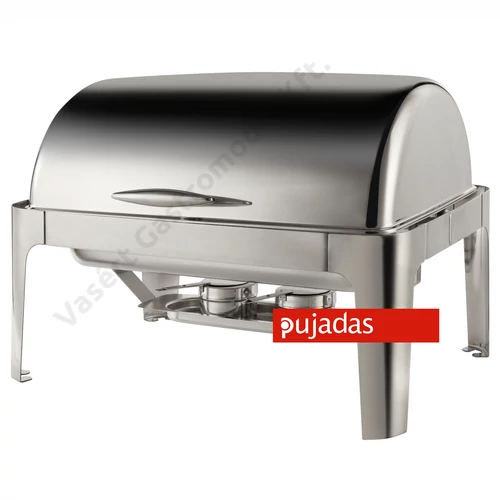 P387.500 Rozsdamentes roll top chafing