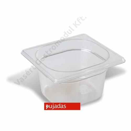 P160.6C1 Gastronorm  edény GN  1/6 Polikarbonát 65 mm