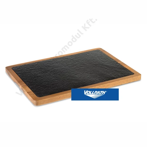 Pala kínálólap akácfa tartóban 33x23cm |Vollrath | P28.600