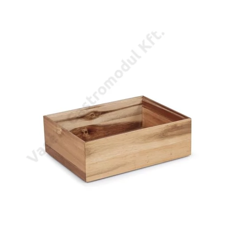 Fa tálaló rekesz, láda 10cm | P595004 | vasert-gastro.hu
