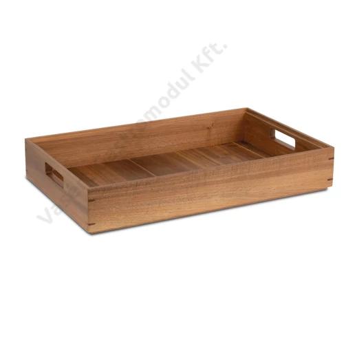 Fa tálca - box,  GN1/1-es tálalólaphoz | P595013 | vasert-gastro.hu