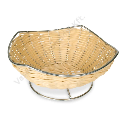 09031 Rattan kenyérkosár drót erősítéssel ᴓ27 cm