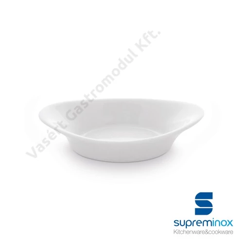 Mini porcelán ovális kínáló tálka finger food kínálásához |Supreminox| 03853