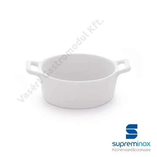 Mini porcelán ovális sütőtál finger food kínálásához |Supreminox| 03855