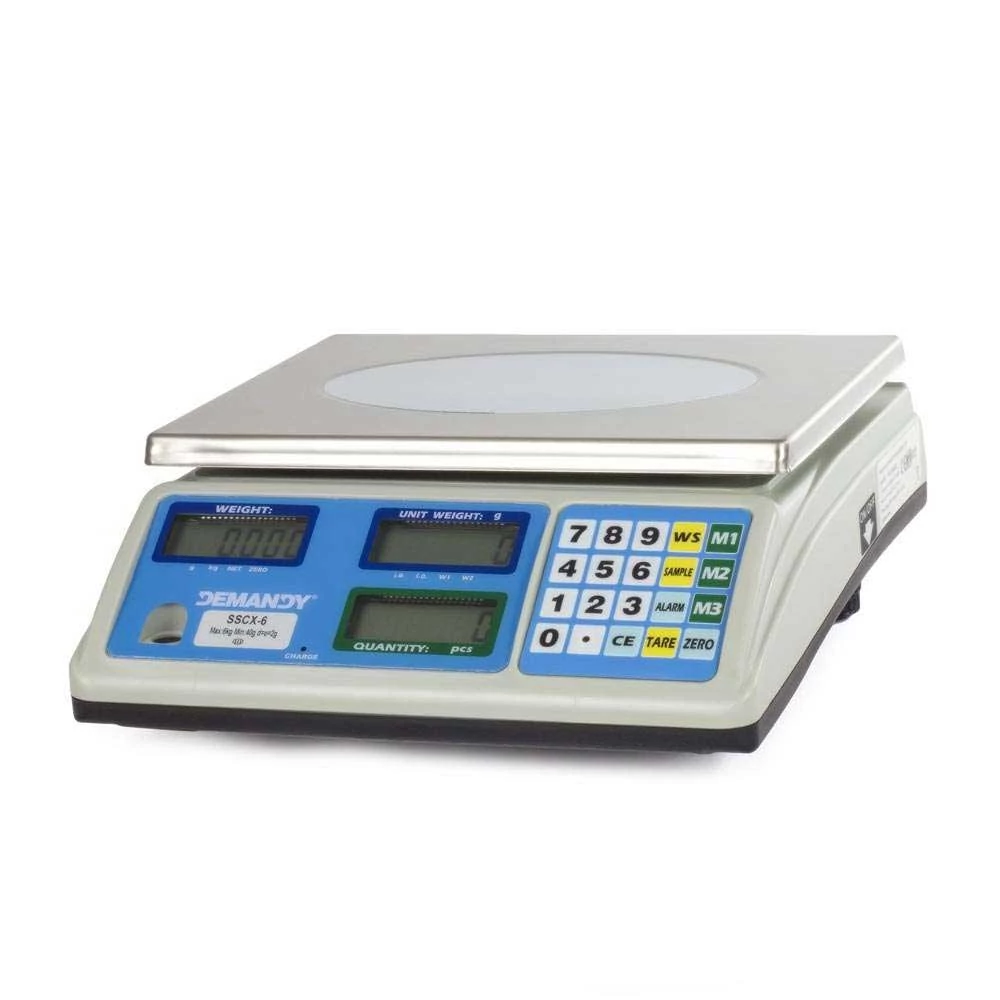 SSCX hitelesített darabszámláló mérleg 6 kg