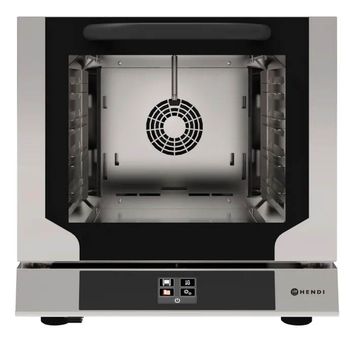 Konvekciós érintőképernyős légkeveréses sütő párásítóval