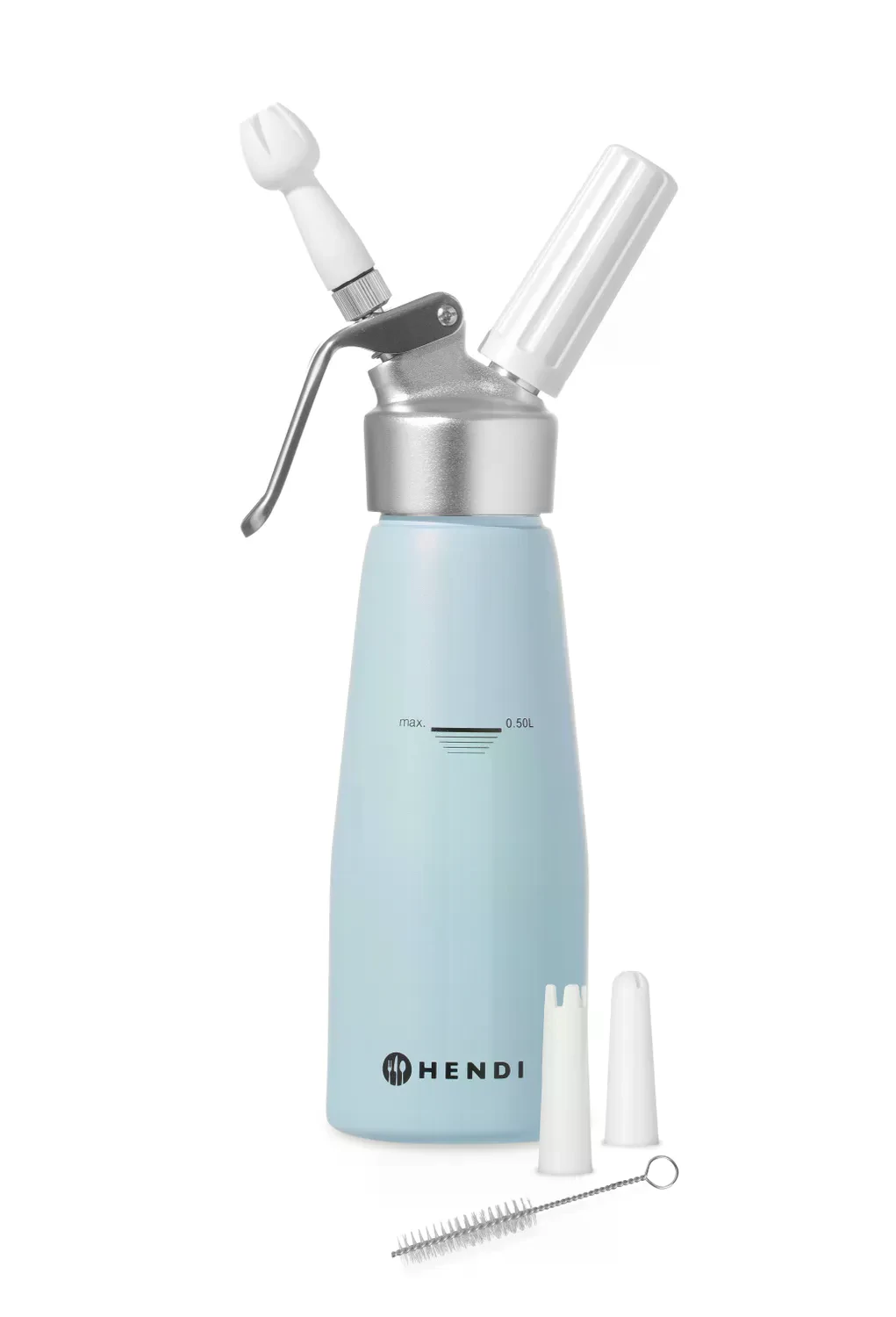 Habszifon 0,5l pasztell kék 