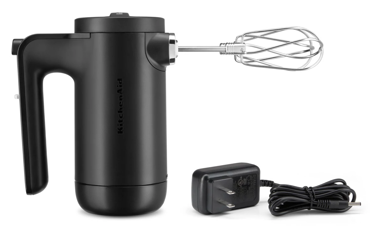 Kitchen Aid vezeték nélküli kézi mixer matt fekete