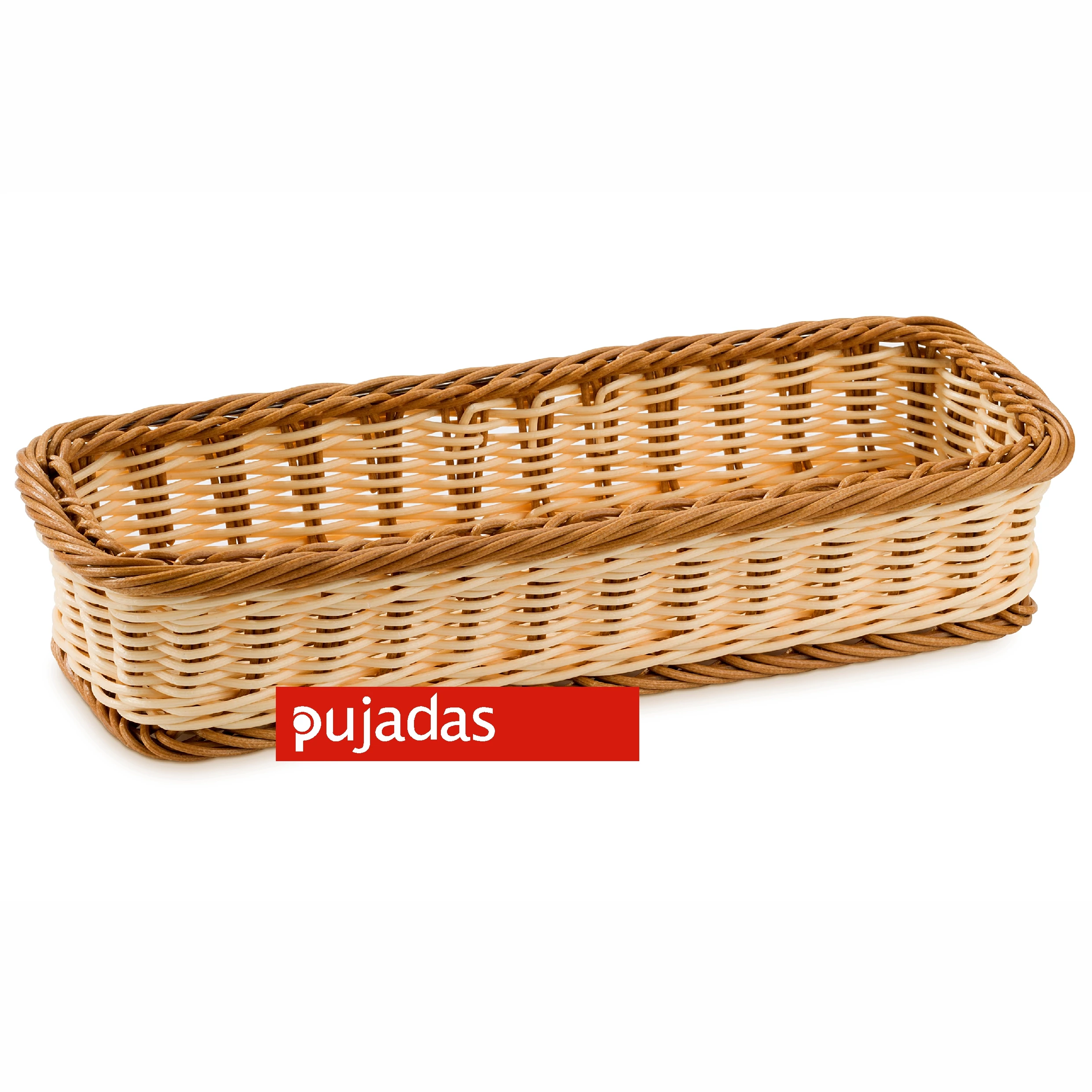 Polirattan evőeszköz tartó kosár 30x11cm