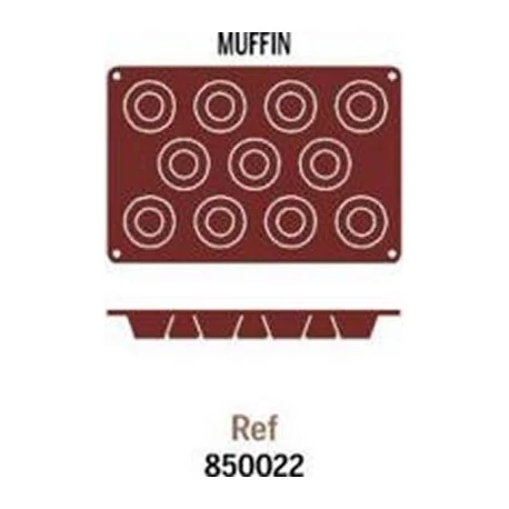 11 részes szilikon forma 'Muffin'