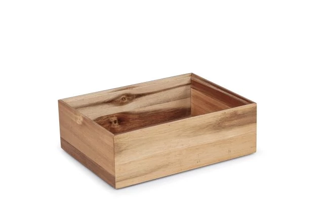 Fa rekesz állványhoz, tálaláshoz 10cm
