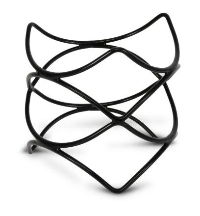 Büféállvány - korona 19cm fekete