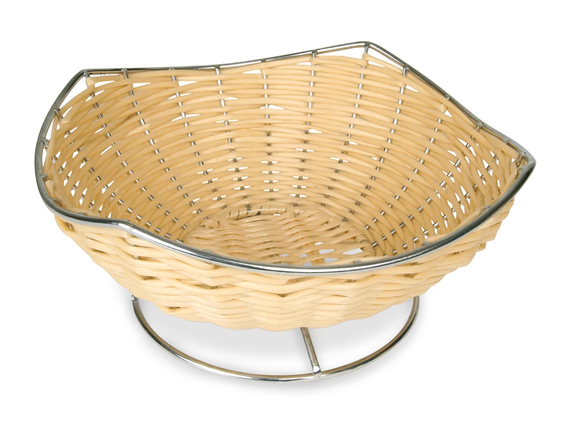 Rattan kenyérkosár drót erősítéssel ᴓ27 cm