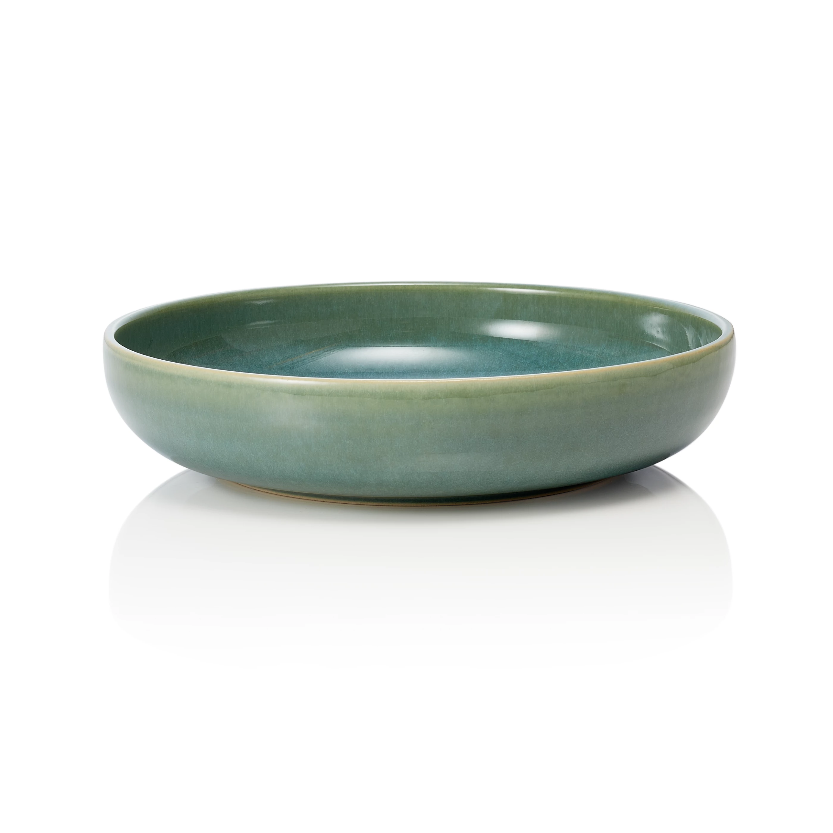 WAS porcelán mélytányér Rockzzero sorozat, mirtusz zöld 22cm